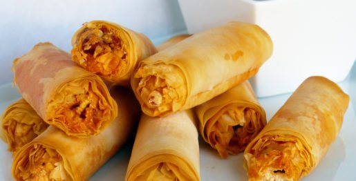 Goat Cheese and Chorizo Rolls